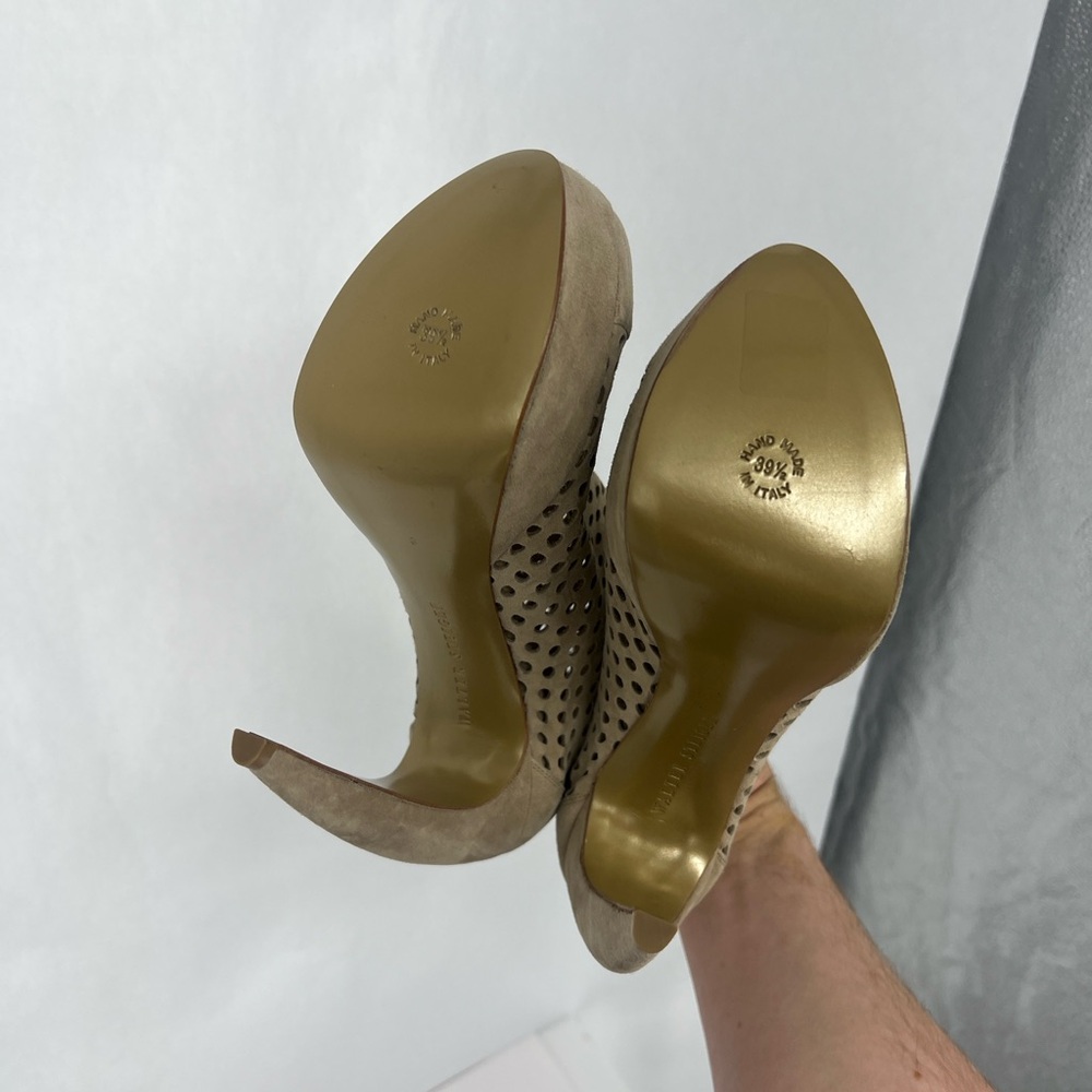 Walter Steiger suede Lobster Claw Heeled Boots - Picture 12 of 17
